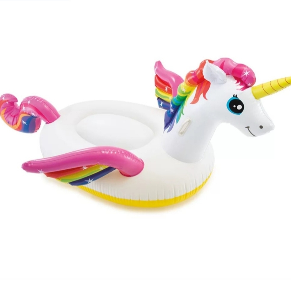 UNICORN RAINBOW inflatable Ride On Float by Intex NWT - Picture 2 of 4
